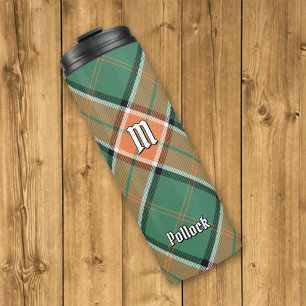 Garrafa Térmica Clan Pollock Tartan Thermal Tumbler