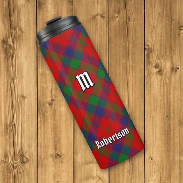 Garrafa Térmica Clan Robertson Tartan (Criador carregado)