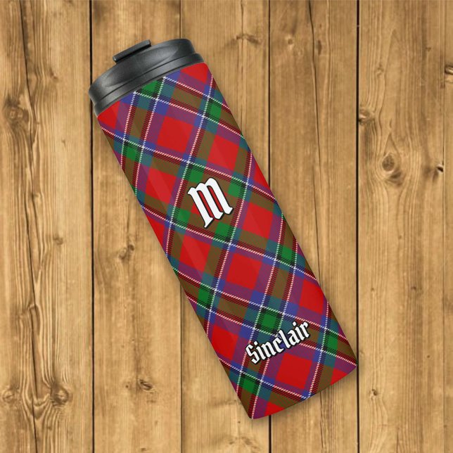 Garrafa Térmica Clan Sinclair Tartan (Criador carregado)