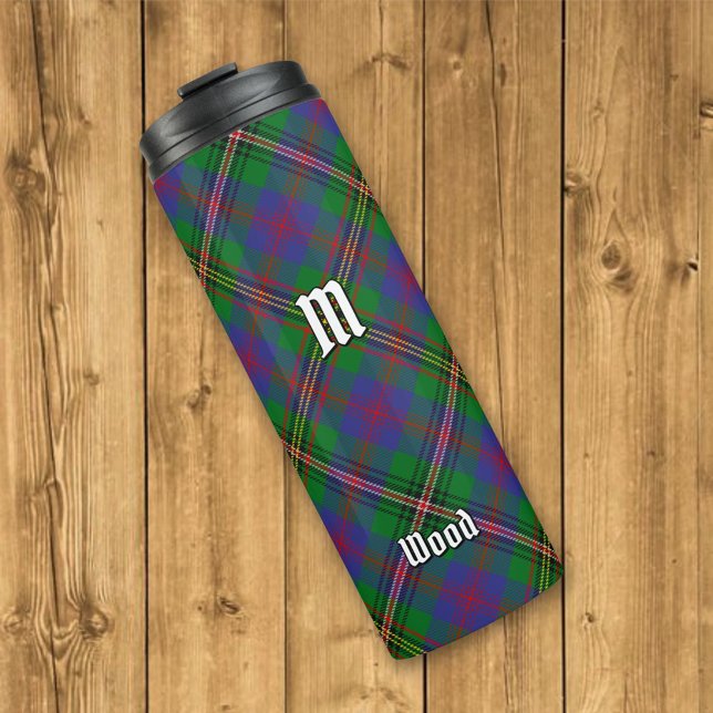 Garrafa Térmica Clan Wood Tartan (Criador carregado)