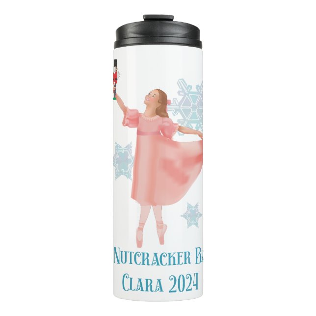 Garrafa Térmica Clara com Nutcracker 2024 (Frente)