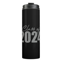 Garrafa Térmica Classe de brilho de prata de 2024