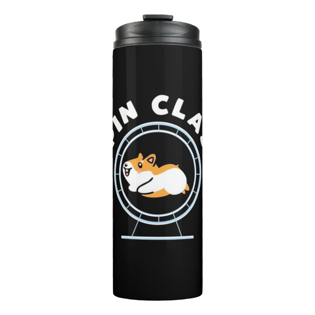 Garrafa Térmica Classe de rotação de hamster (Frente)