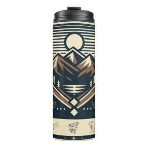 Garrafa Térmica Clássico/colheita ao ar livre/natureza selvagem