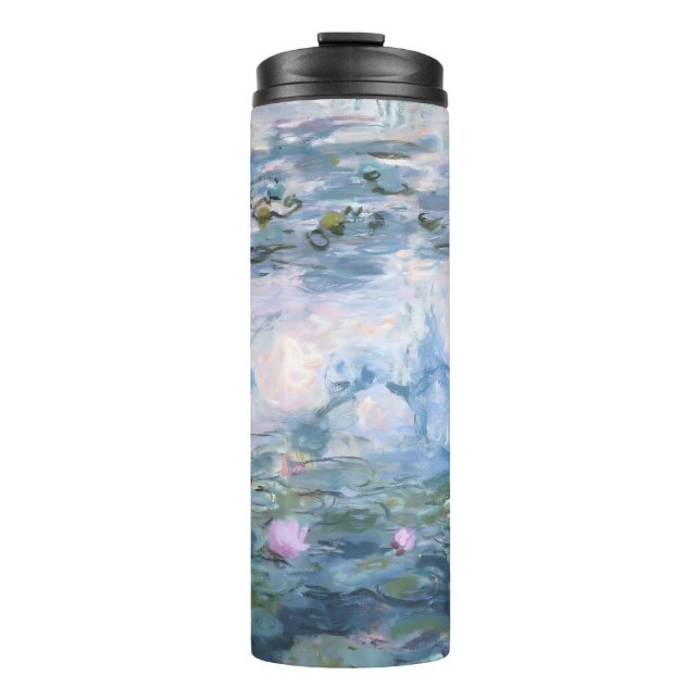 Garrafa Térmica Claude Monet Impressionist Water Lillies Painting (Frente)