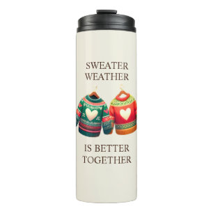 Garrafa Térmica Clima de Suéter Personalizado