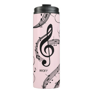 Garrafa Térmica Climactic G Clef Music Pink