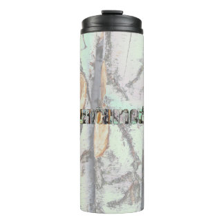 Garrafa Térmica Close-up scene of birch log stumps, untamed 