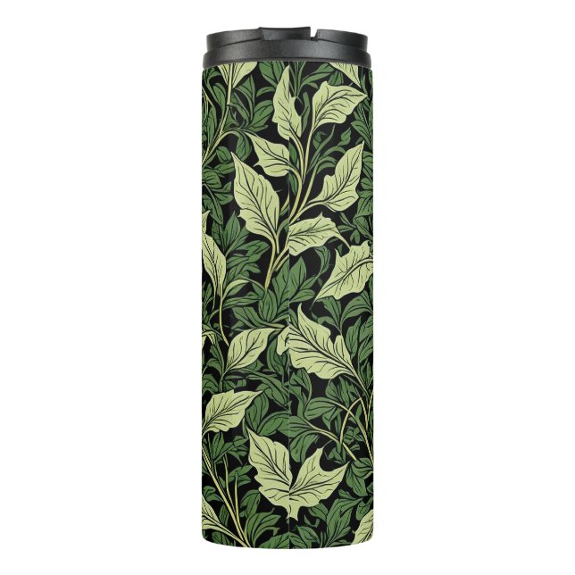 Garrafa Térmica Cluster de Vinhas em Sombras de Verde (Verso)