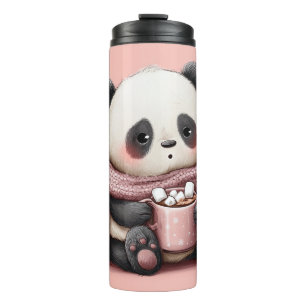 Garrafa Térmica Cocoa do Panda Aconchegante