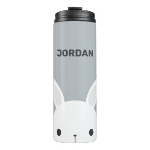 Garrafa Térmica Coelho Bonito com Nome Personalizado