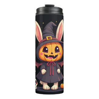Garrafa Térmica Coelho da Bruxa do Halloween Tumbler