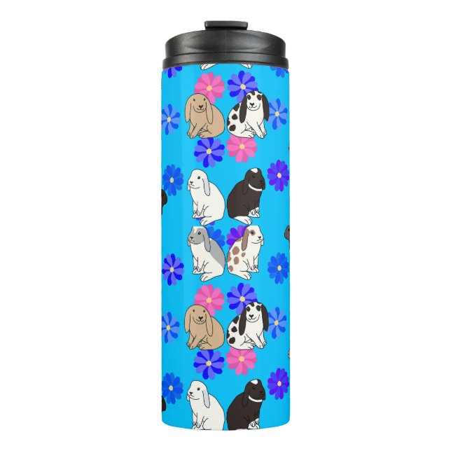 Garrafa Térmica Coelhos com orelhas (Frente)