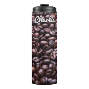 Garrafa Térmica Coffee Beans personalizado name tumbler