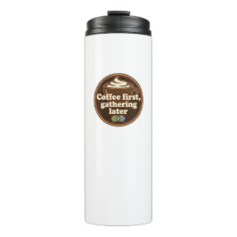 Garrafa Térmica Coffee Lover Daily Ritual Sticker