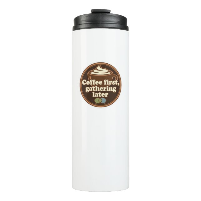 Garrafa Térmica Coffee Lover Daily Ritual Sticker (Frente)