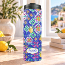 Colagem de Citrino Siciliano Rosa Azul Elegante