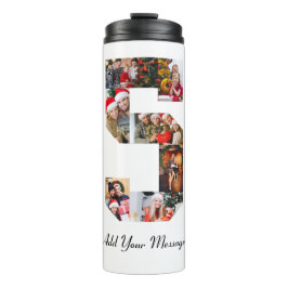 Garrafa Térmica Colagem de Fotografias Preta e Branco Número 5