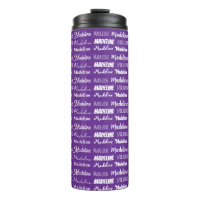 Colagem de Nome Personalizado Roxo Bonito