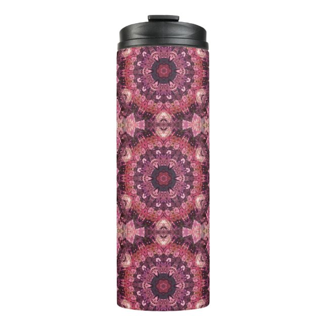 Garrafa Térmica colcha rosa (Frente)