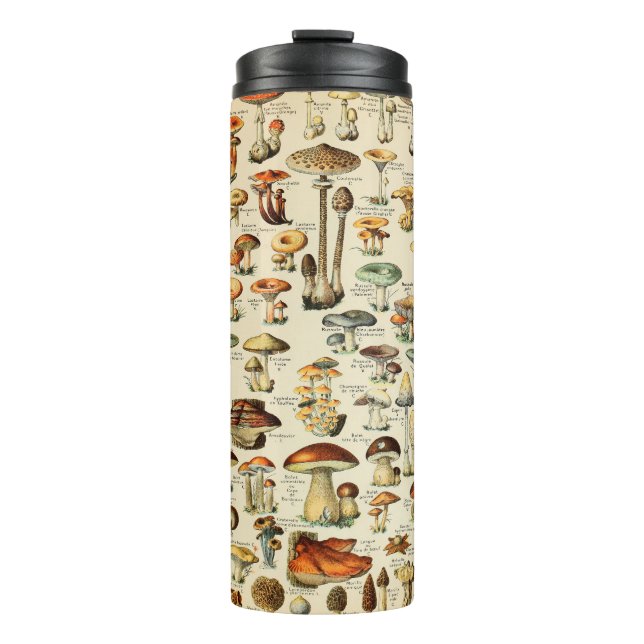 Garrafa Térmica Coleção de Cogumelos (Frente)