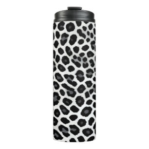 Garrafa Térmica Coleção de Luxo Popular Elegante de Leopardo Branc