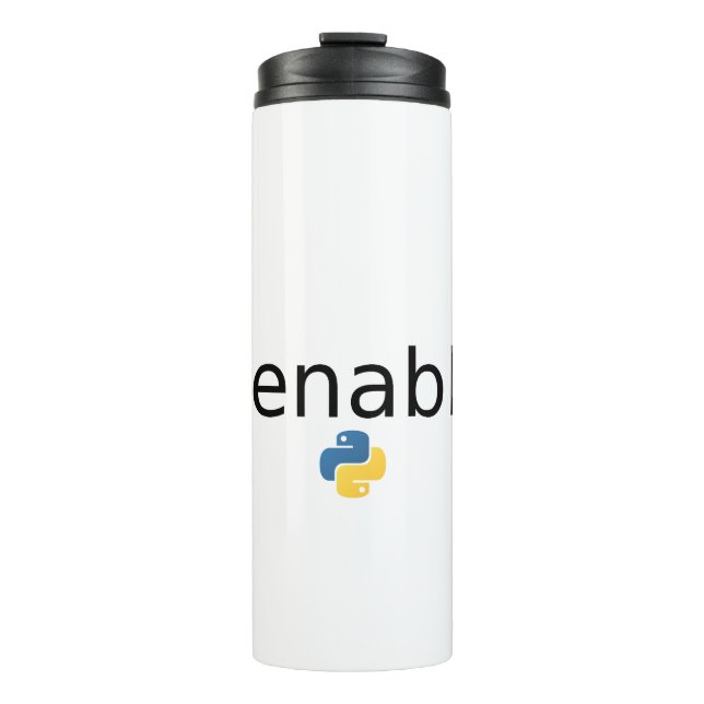 Garrafa Térmica coletor de lixo python (Frente)