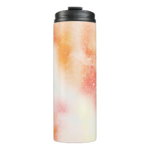 Garrafa Térmica Coloração d'água abstrato de arte em segundo pl