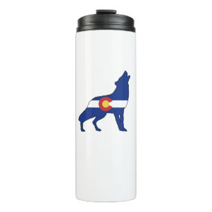 Garrafa Térmica Colorado Flag Wolf
