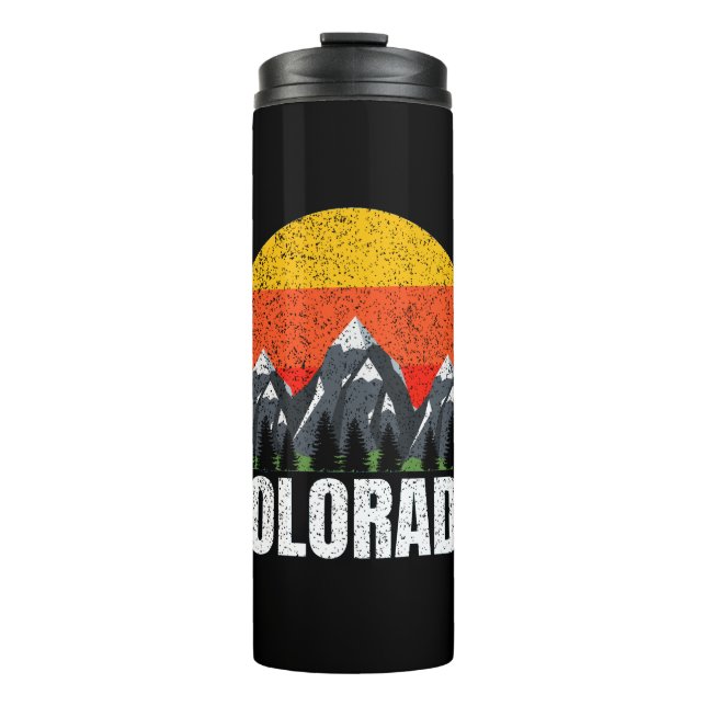 Garrafa Térmica Colorado Retro Sunset (Frente)