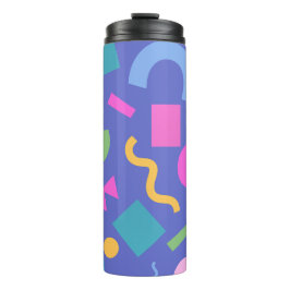 Garrafa Térmica Colorful Abstract Geometric Memphis Style Pattern
