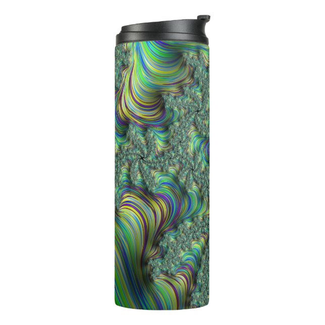 Garrafa Térmica Colorida Fractal (Giro à esquerda)