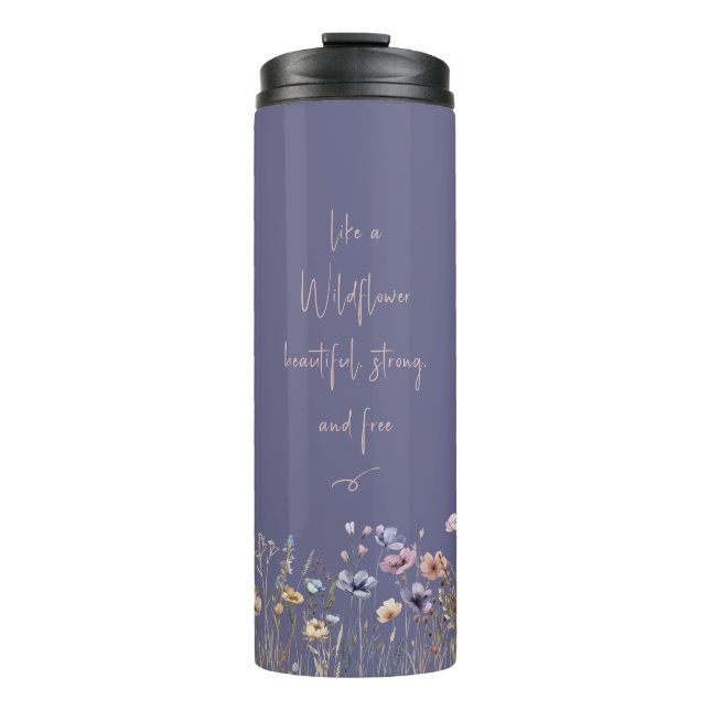 Garrafa Térmica Colorida Watercolor (Frente)