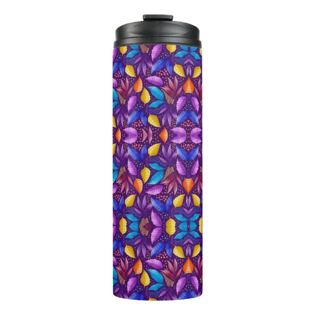 Garrafa Térmica Colourful genetic pattern (Frente)