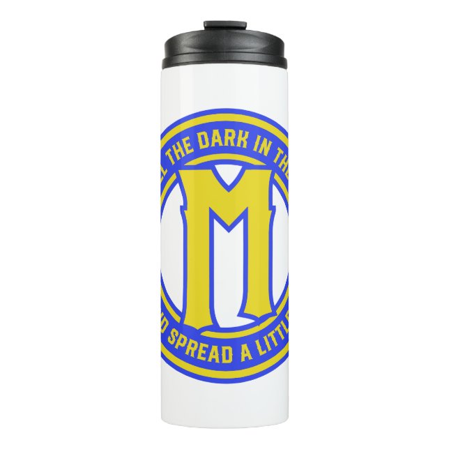 Garrafa Térmica Com toda a escuridão do mundo. Tumbler (Frente)