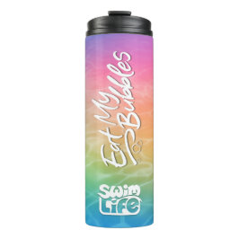 Garrafa Térmica "Coma as minhas bolhas" Unicorn Bathwater cor Nata