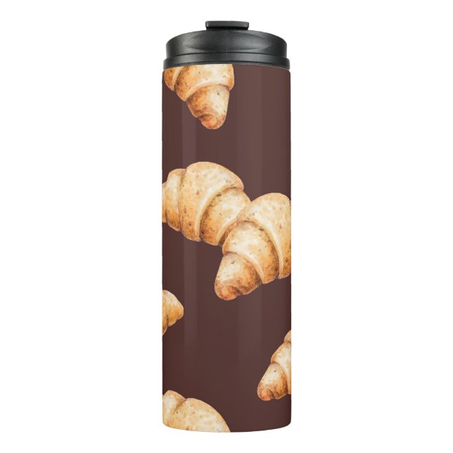 Garrafa Térmica comida esboço delicioso, belas sobremesas e pastr (Frente)