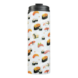 Garrafa Térmica Comida japonesa:Padrão Sushi