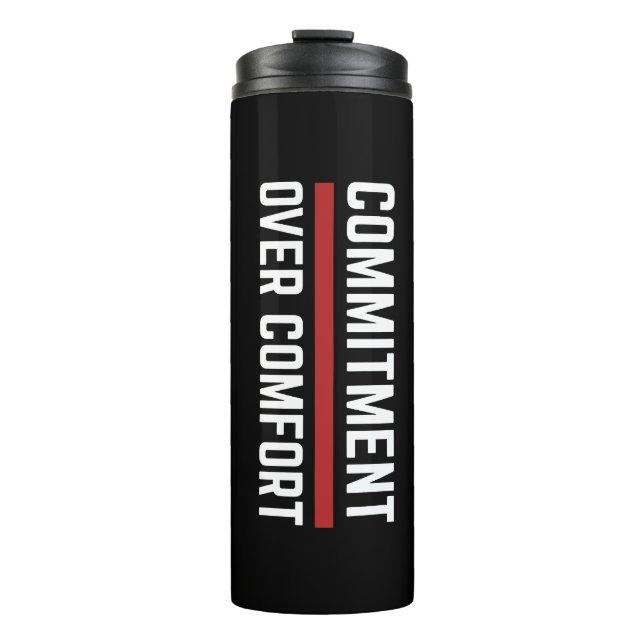 Garrafa Térmica Commitment Over Comfort Gym Thermal Tumbler (Frente)