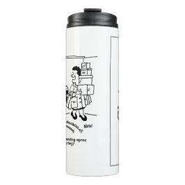 Garrafa Térmica Comprando Trip. Gasto de Registro. Oversação em Co