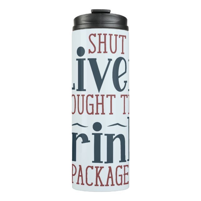 Garrafa Térmica Comprei o Pacote do Cruise Drink (Frente)