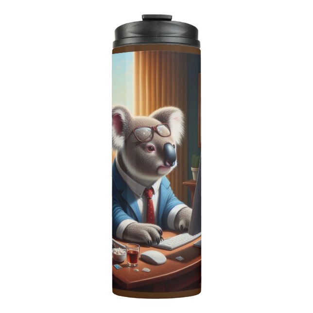 Garrafa Térmica Computador Koala (Frente)