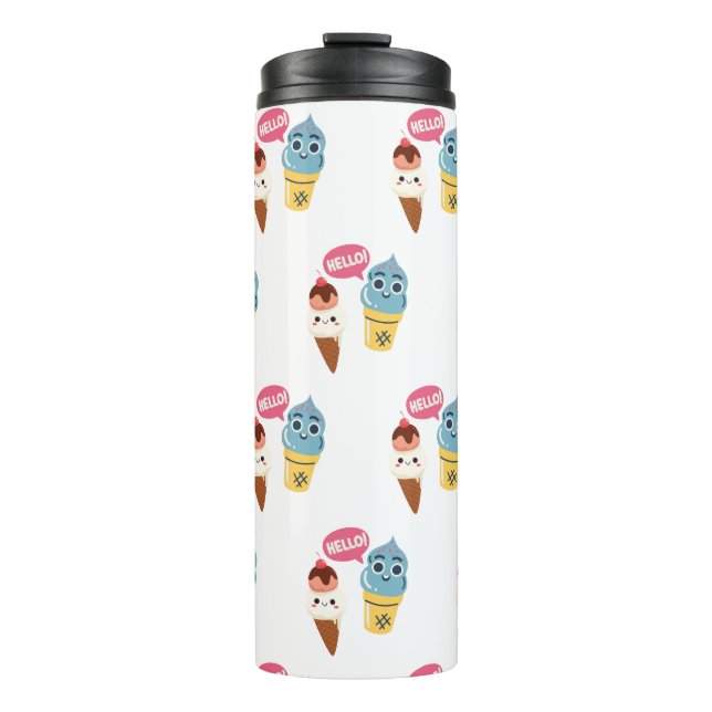 Garrafa Térmica cone sorvete (Frente)
