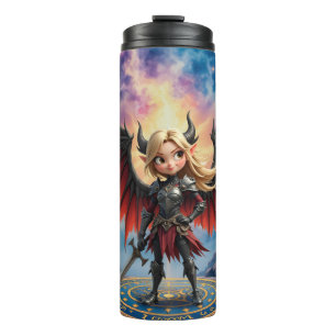 Garrafa Térmica Conheça Emberlyn — a Guardiã do Caos Sorridente