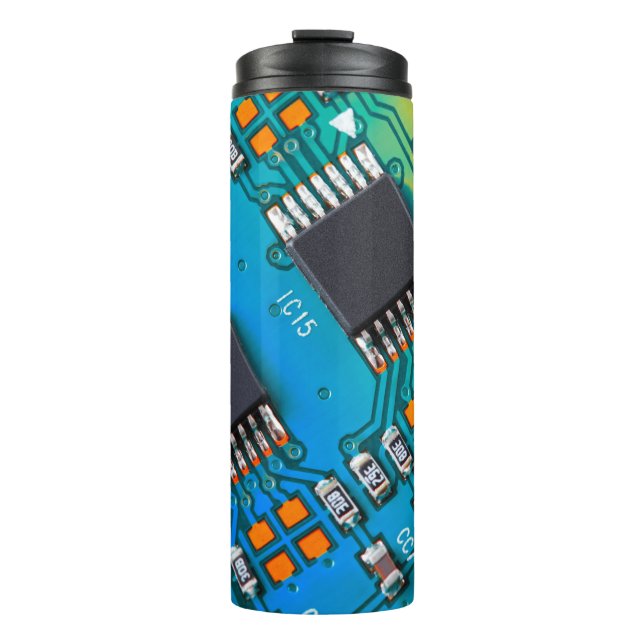 Garrafa Térmica Conselho de circuito eletrônico fechado. fundo,var (Frente)