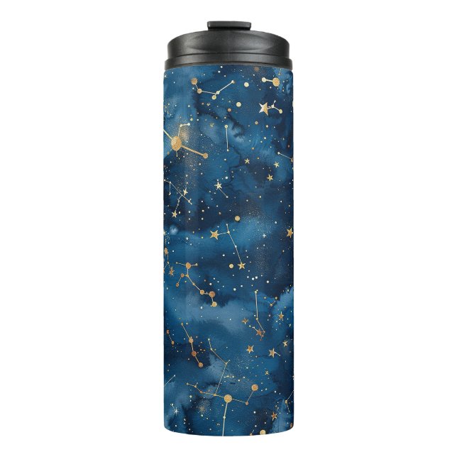 Garrafa Térmica Constelação Celestial - Noite Estelar (7) (Frente)