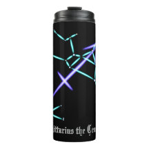 Constelação Zodiac Sagittarius Tumbler Térmico