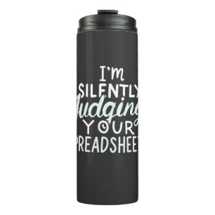 Garrafa Térmica Contador julgando suas planilhas