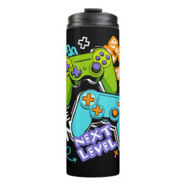 Garrafa Térmica Controladores de jogo Graffiti Jogos Nascido Para