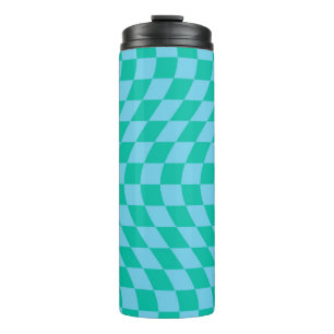 Garrafa Térmica Controlos Vermelhos De Pastel Vermelhos Retroativo